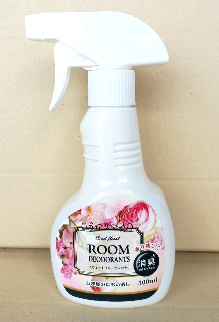 Chai xịt khử mùi thơm phòng hương hoa Kyowa 300ml, Mã số: 4580104820415