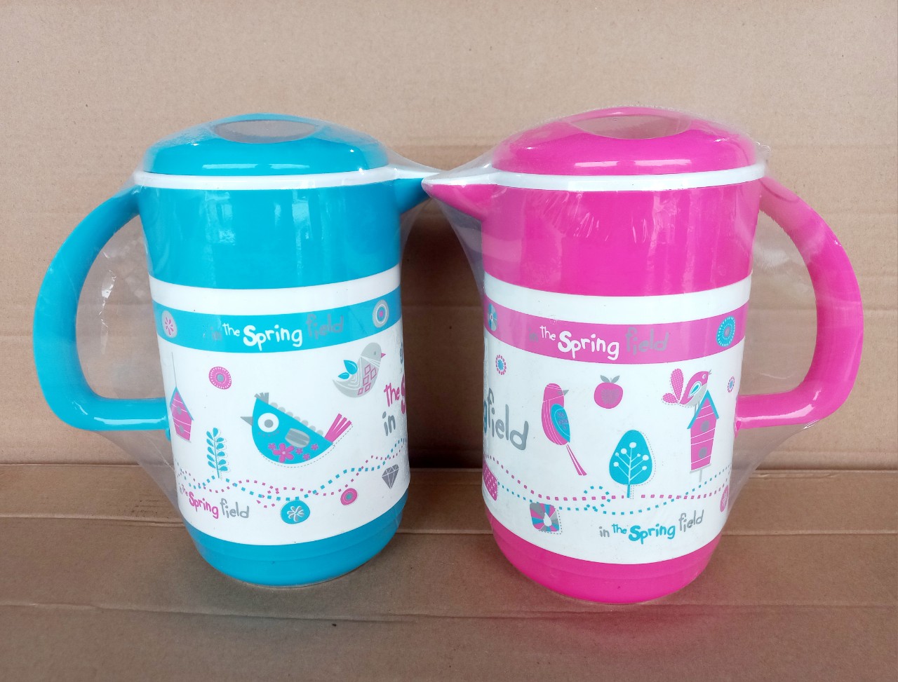 Ca đựng nước 1,2  lít (giữ nhiệt) 13x24cm, Mã số: PN407E