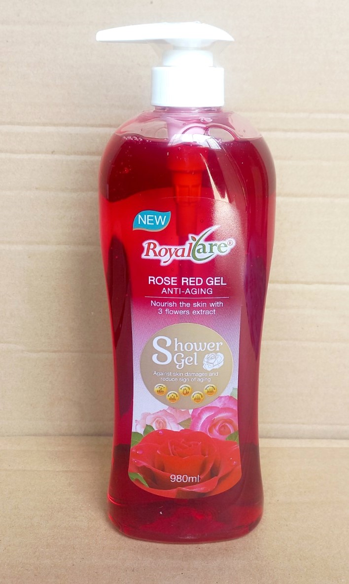 Sữa tắm gel hoa hồng nhung Royacare 980ml (chống lão hóa da), Mã số: 8852788050621