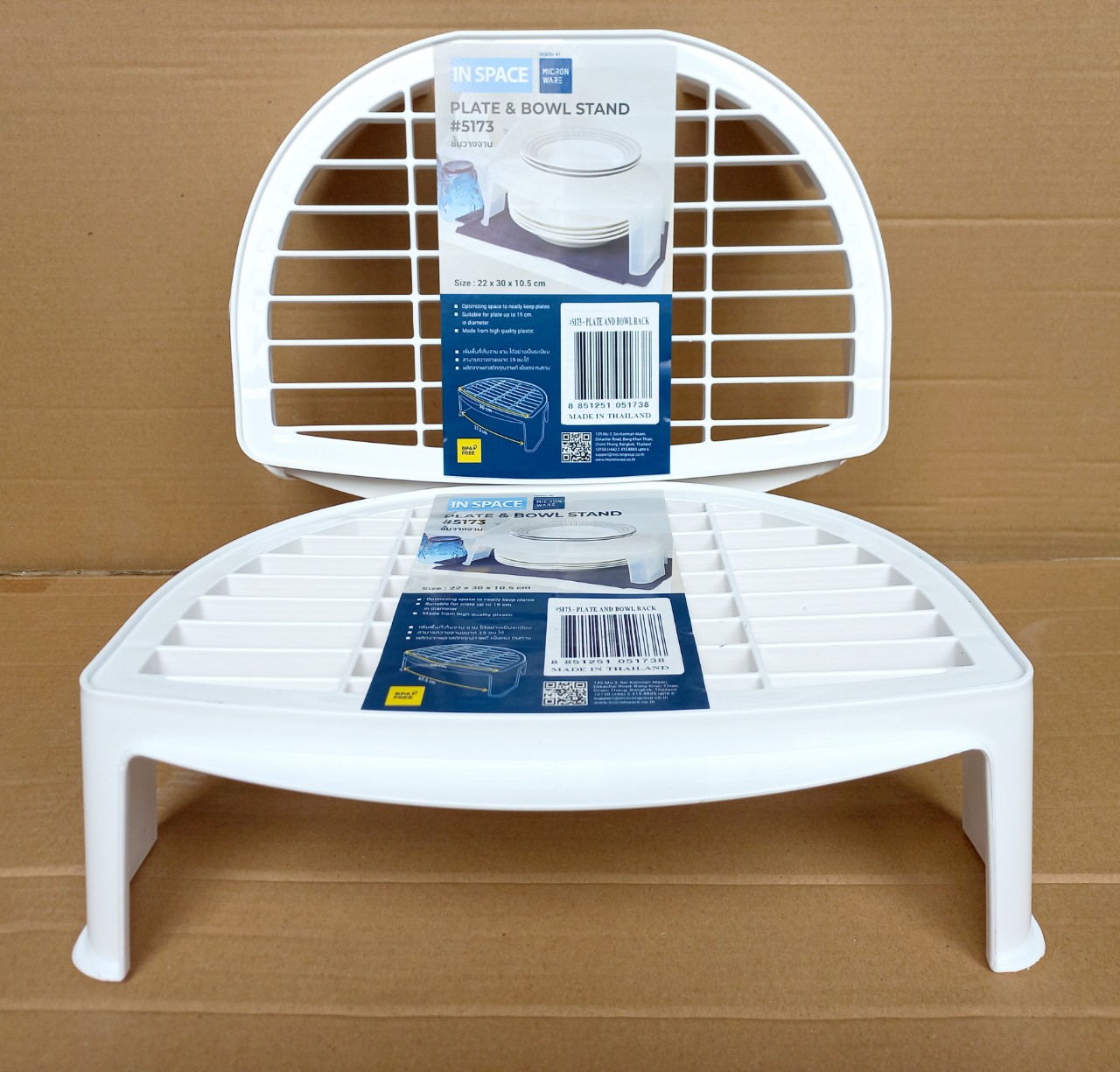 Khay xếp gọn tô, chén, dĩa (22x30x10.5cm), Mã số: 5173