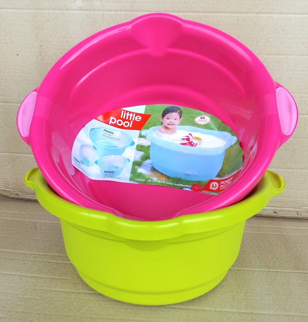 Chậu nhựa màu có quai 14 lít (40x18cm), Mã số: PN6004-PP