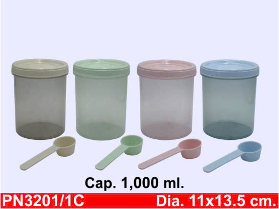 Hộp nhựa đựng gia vị 1000ml (11x13.5cm), Mã số: PN3201/1C