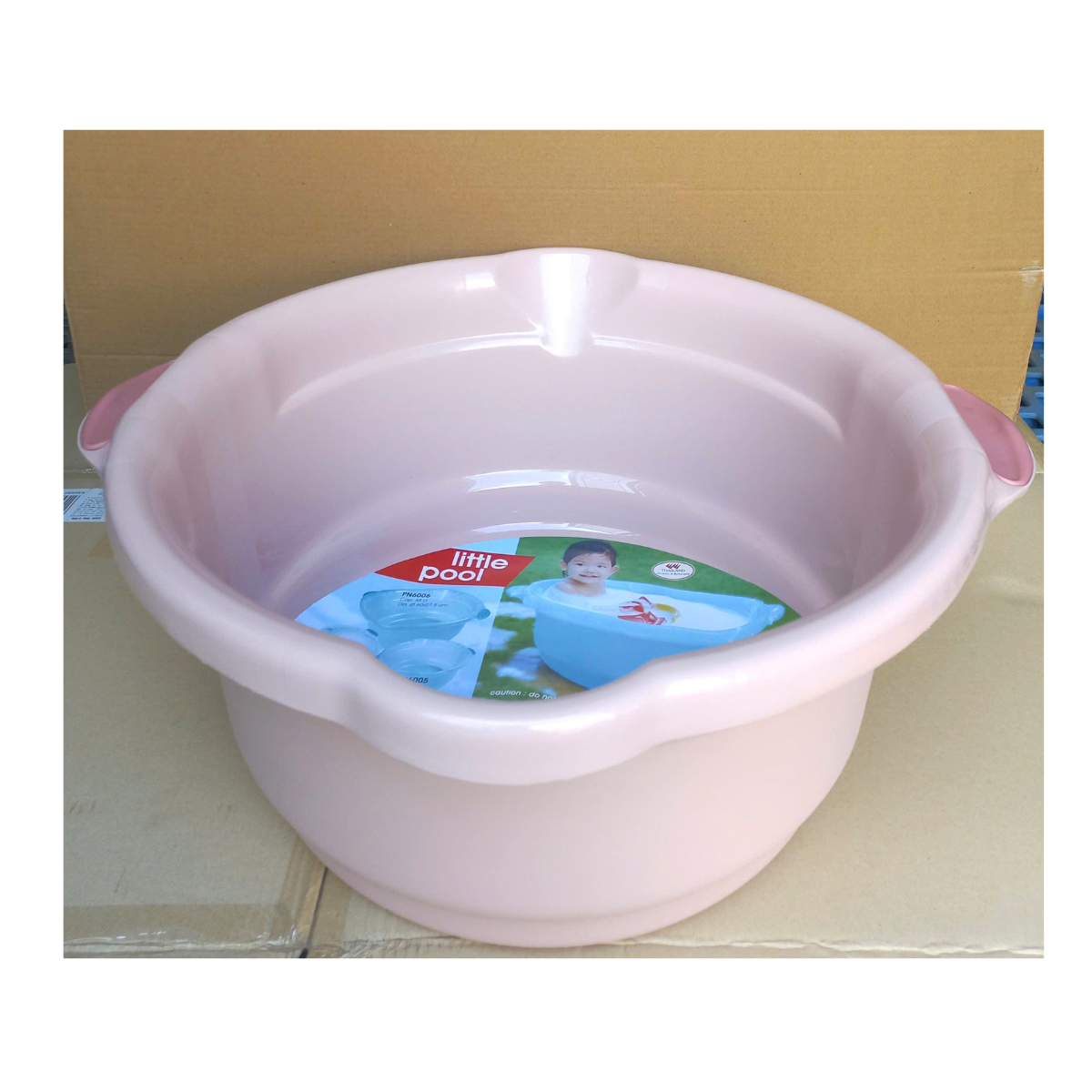 Chậu nhựa màu có quai 28 lít (50x23.5cm), Mã số: PN6005-PP