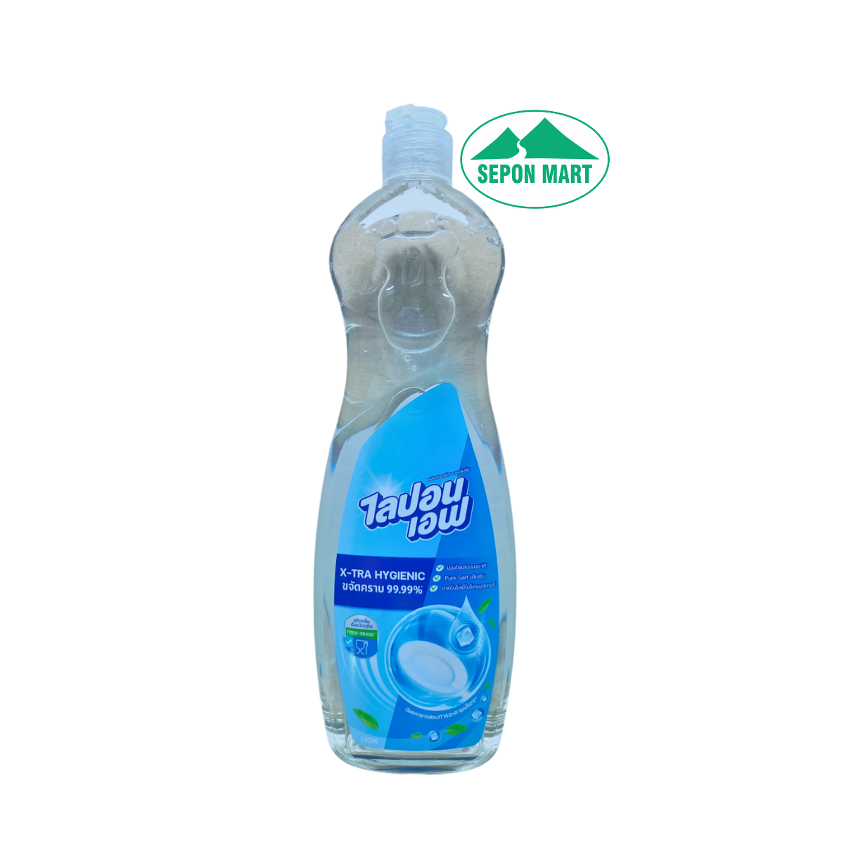 Nước rửa chén bát không mùi (diệt khuẩn & siêu sạch) Lipon F X-TRA HYGIENIC - chai 485ml