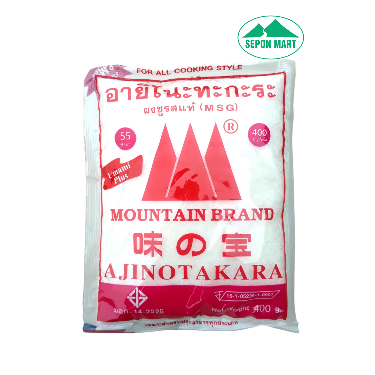 Bột ngọt Ajinotakara Mountain Brand 400g