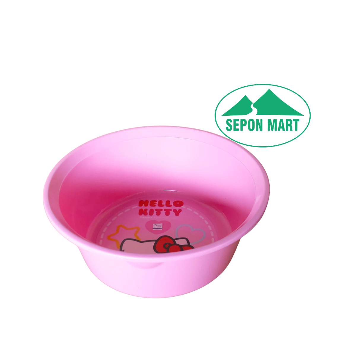 Chậu nhựa tròn 5 lít - hello Kitty (30x11 cm). Mã số: KT-30CM