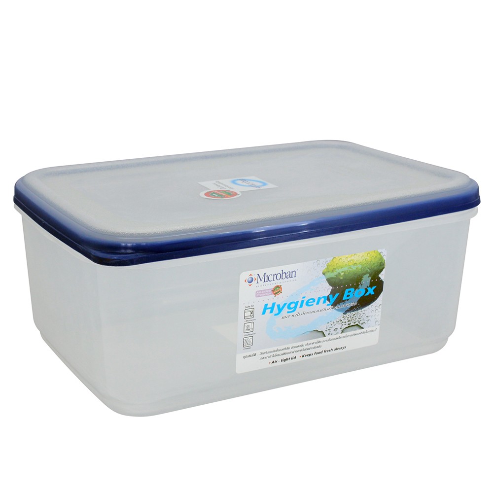 Hộp đựng thực phẩm kháng khuẩn dùng trong tủ lạnh & LVS 2800ml (17x27.5x10cm), Mã số: DW5038/1