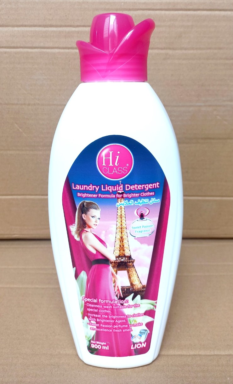 Nước giặt Hiclass 900ml (Sweet Passion - hồng), Mã số: 8850002804807
