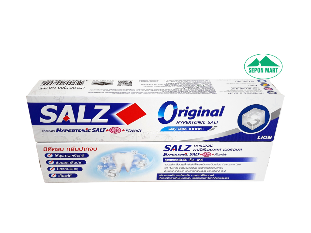 Kem đánh răng SALZ 140g (Original - T/C muối), Mã số: 8850002008922