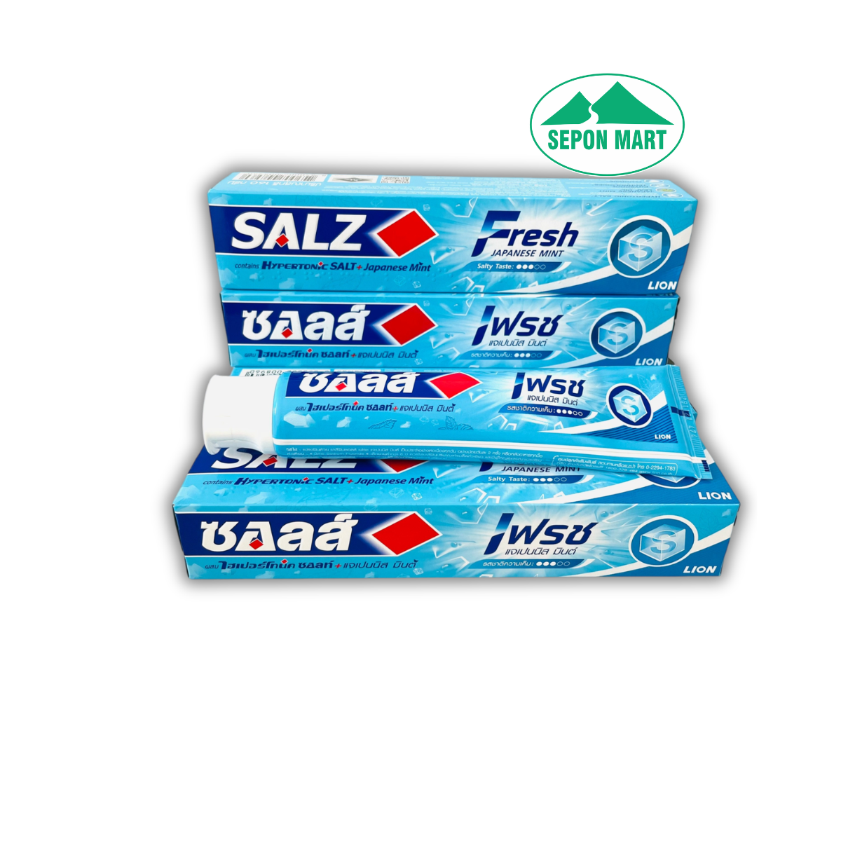 Kem đánh răng SALZ 140g (Fresh - T/C muối bạc hà), Mã số: 8850002008960