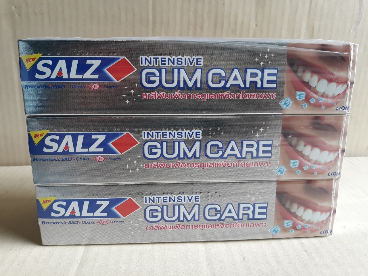 Kem đánh răng đậm hương muối SALZ Intensive Gum Care 160g