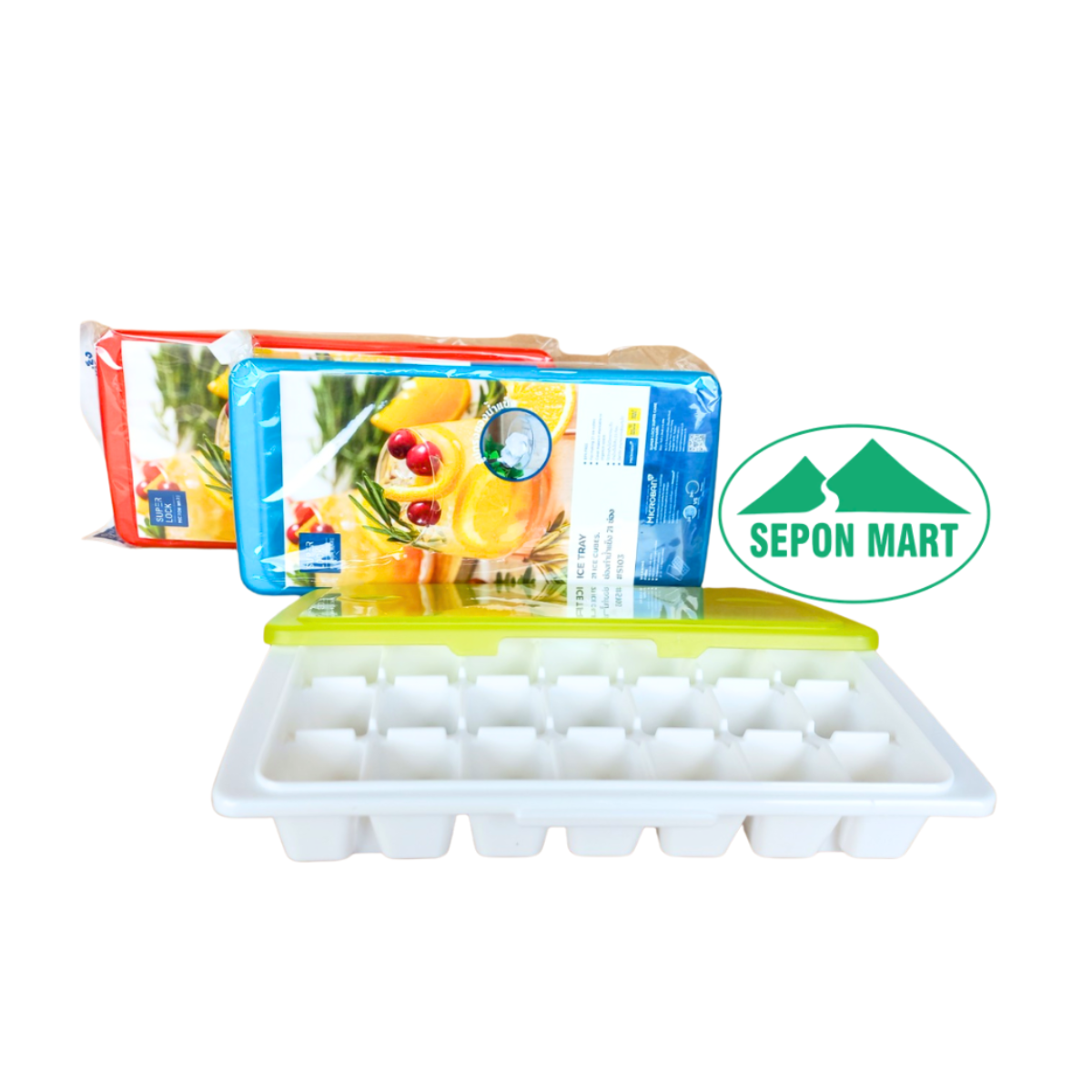 Khay làm đá có nắp đậy 21 viên (11.5x24.5x4cm), Mã số: 5103