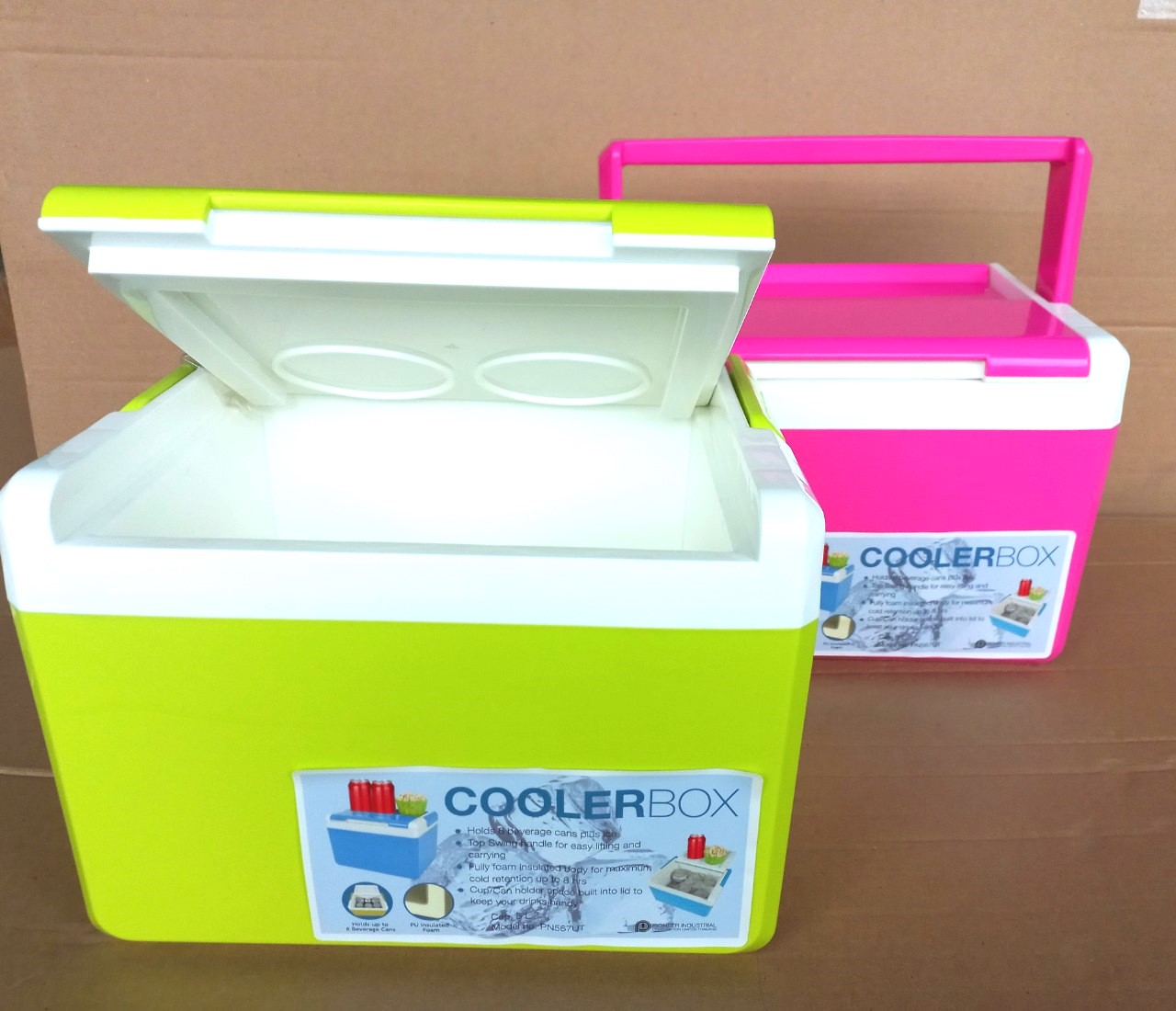 Thùng đá giữ nhiệt 4.8 lít có quai xách (20x26.5x19.5cm), mã số: PN567UT