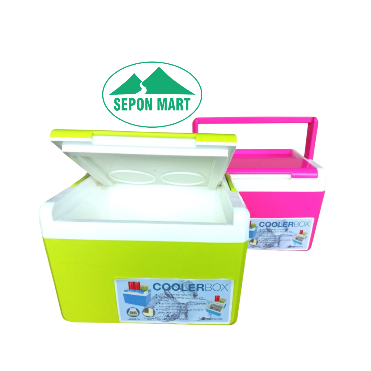 Thùng đá giữ nhiệt 4.8 lít có quai xách (20x26.5x19.5cm), mã số: PN567UT