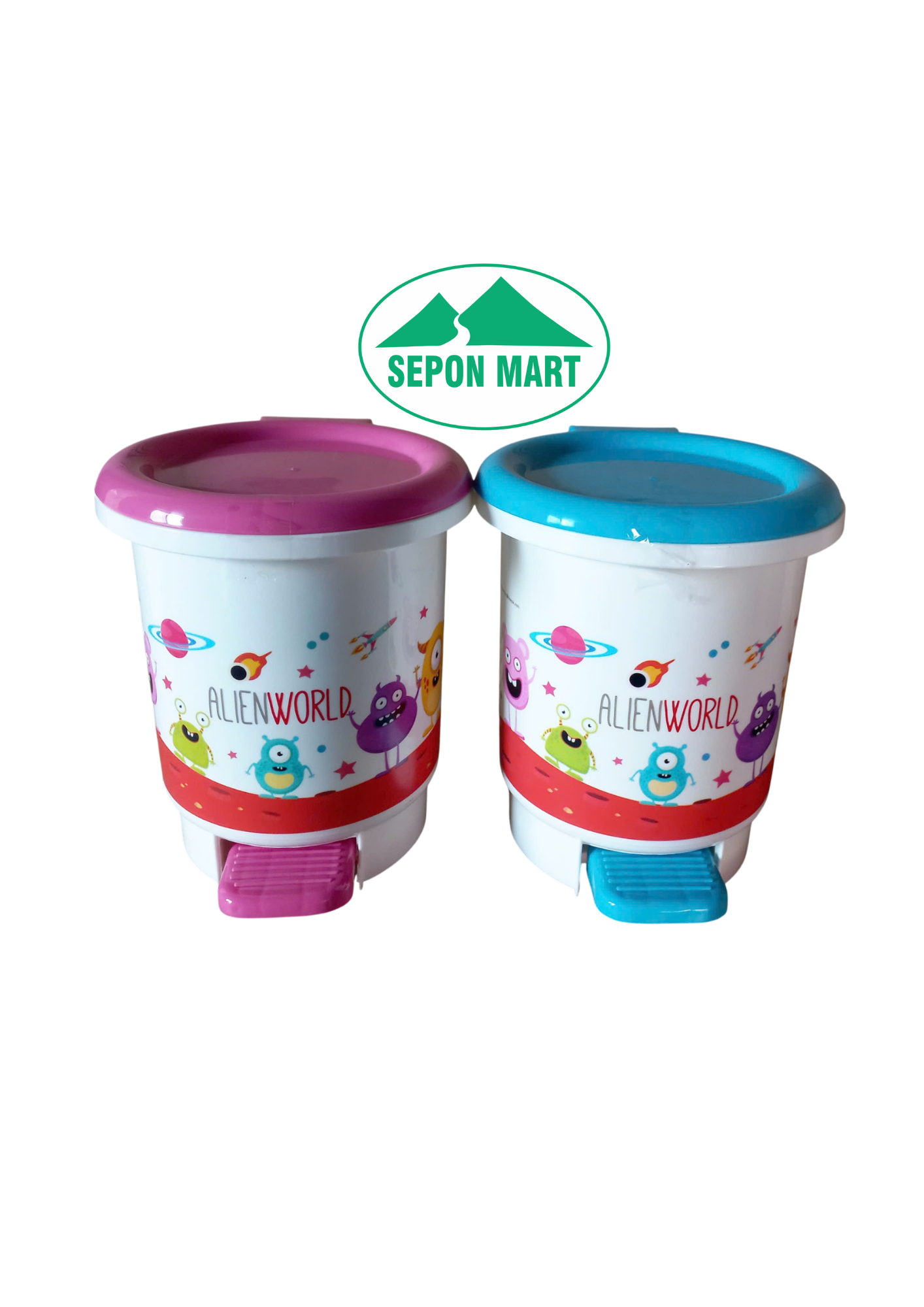 Thùng rác 2 lớp 1,5 lít có bàn đạp (20x16.5cm), mã số: PN693G