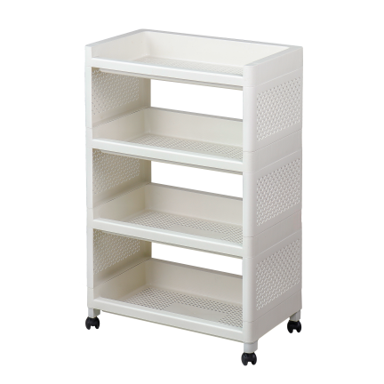 Kệ đựng đồ đa năng 4 ngăn có bánh xe (30x50x76.9cm), Mã số: 5964