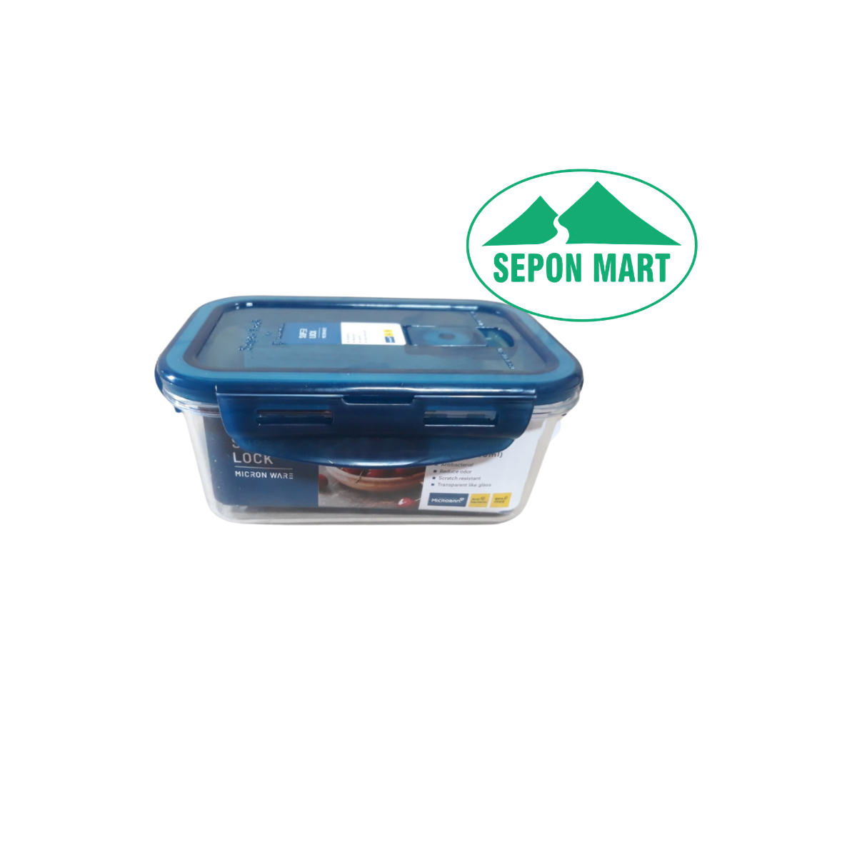 Hộp đựng thực phẩm cao cấp Tritan dùng trong tủ lạnh & LVS 550ml - hcn (10.5x15.5x7cm), Mã số: 6888