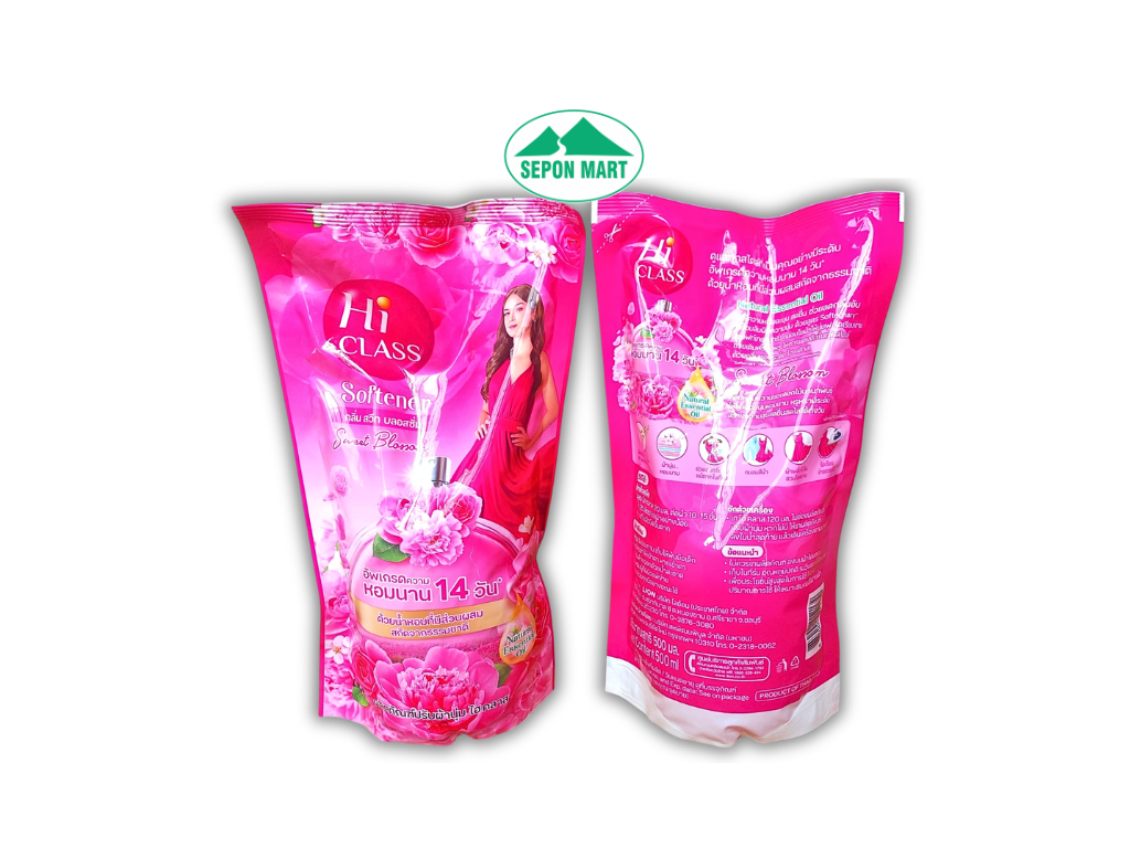 Nước xã Hiclass tinh dầu tự nhiên 500ml (Sweet Blooming - hồng), Mã số: 8850002012172