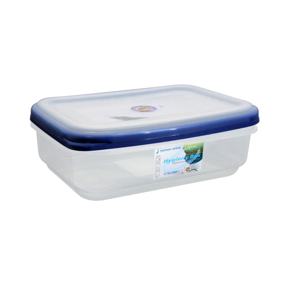 Hộp đựng thực phẩm kháng khuẩn dùng trong tủ lạnh & LVS 1250ml (13x19.5x8cm), Mã số: DW5035/1