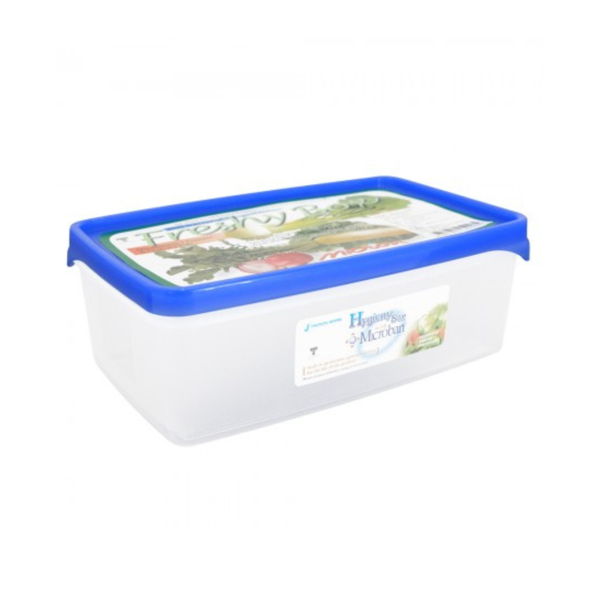 Hộp đựng thực phẩm kháng khuẩn dùng trong tủ lạnh & LVS 1600ml (14.5x 23x 8.3cm), Mã số: 5046