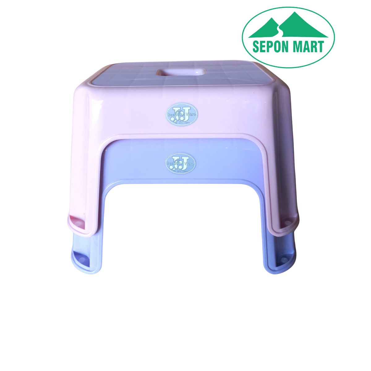 Ghế nhựa hình chữ nhật thấp (25x31x18cm), Mã số: JCJ-1164