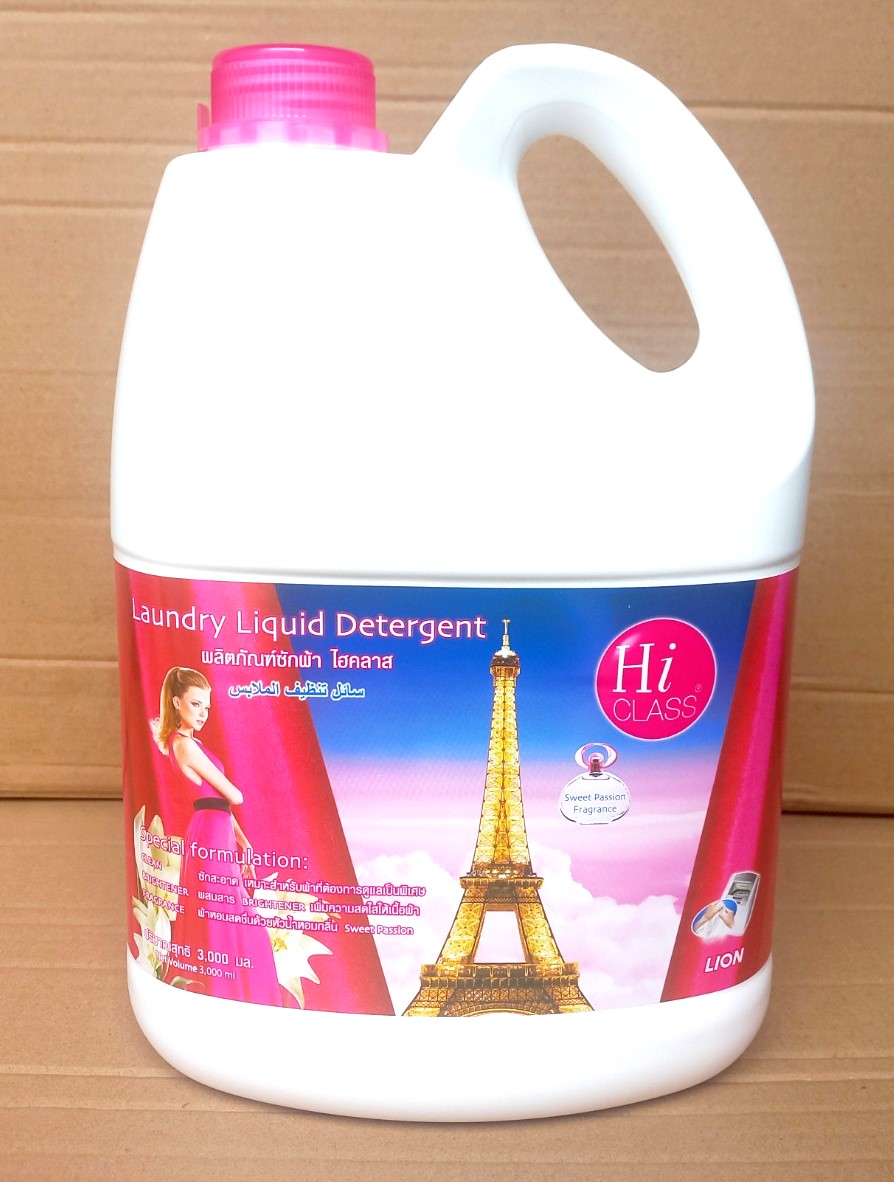 Nước giặt Hiclass 3000ml (Sweet Passion - hồng), Mã số: 8850002805682