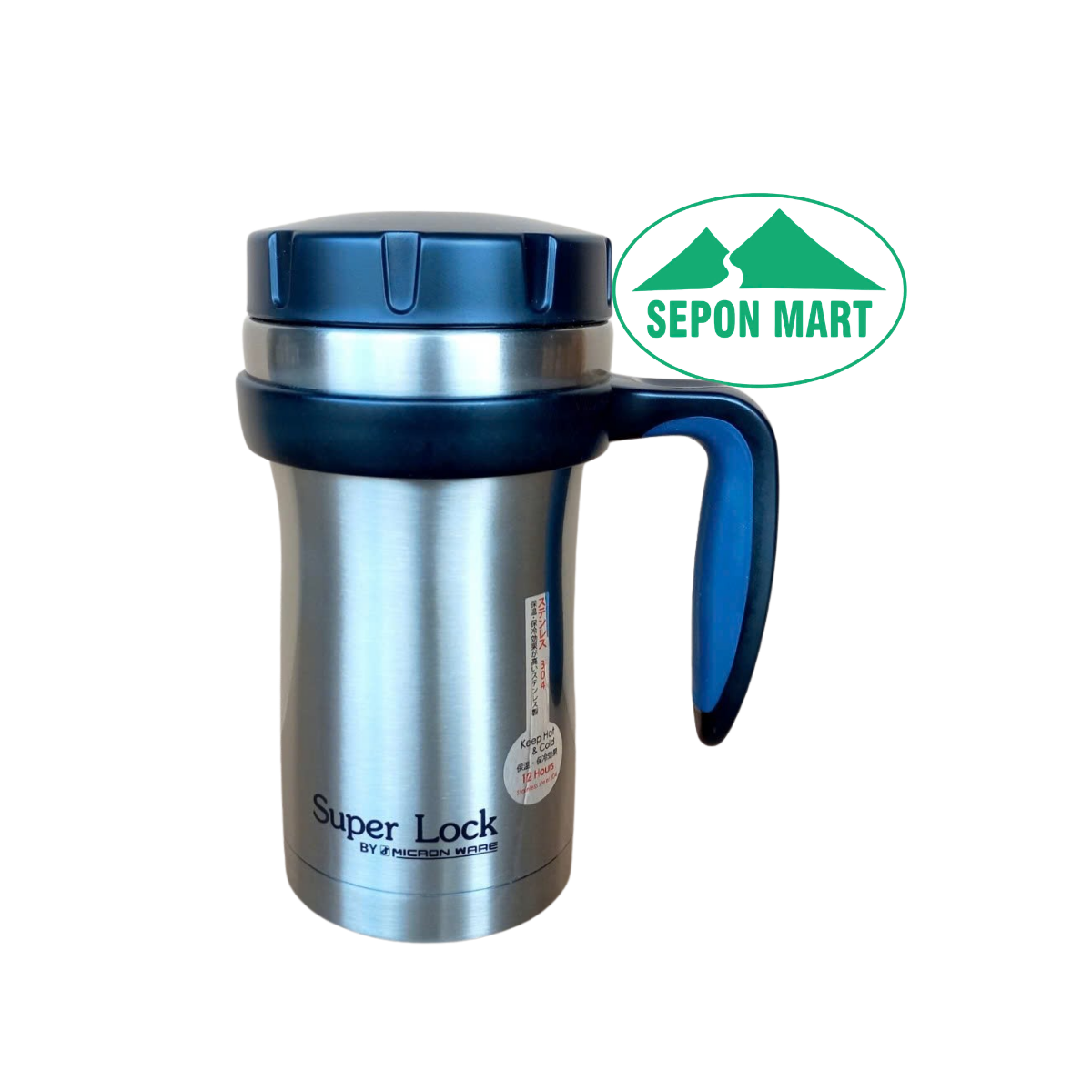 Bình nước giữ nhiệt (nóng & lạnh) 450ml (13x17.5cm), Mã số: 5290 -SS