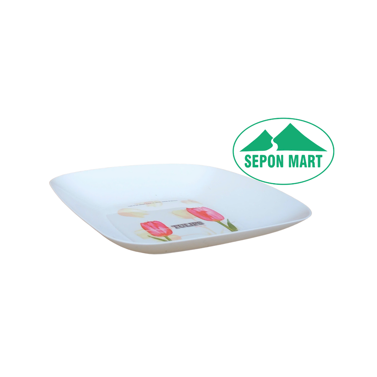 Dĩa vuông cỡ nhỏ hoa Tuylip (3x9.5x17cm), Mã số: TLP-7