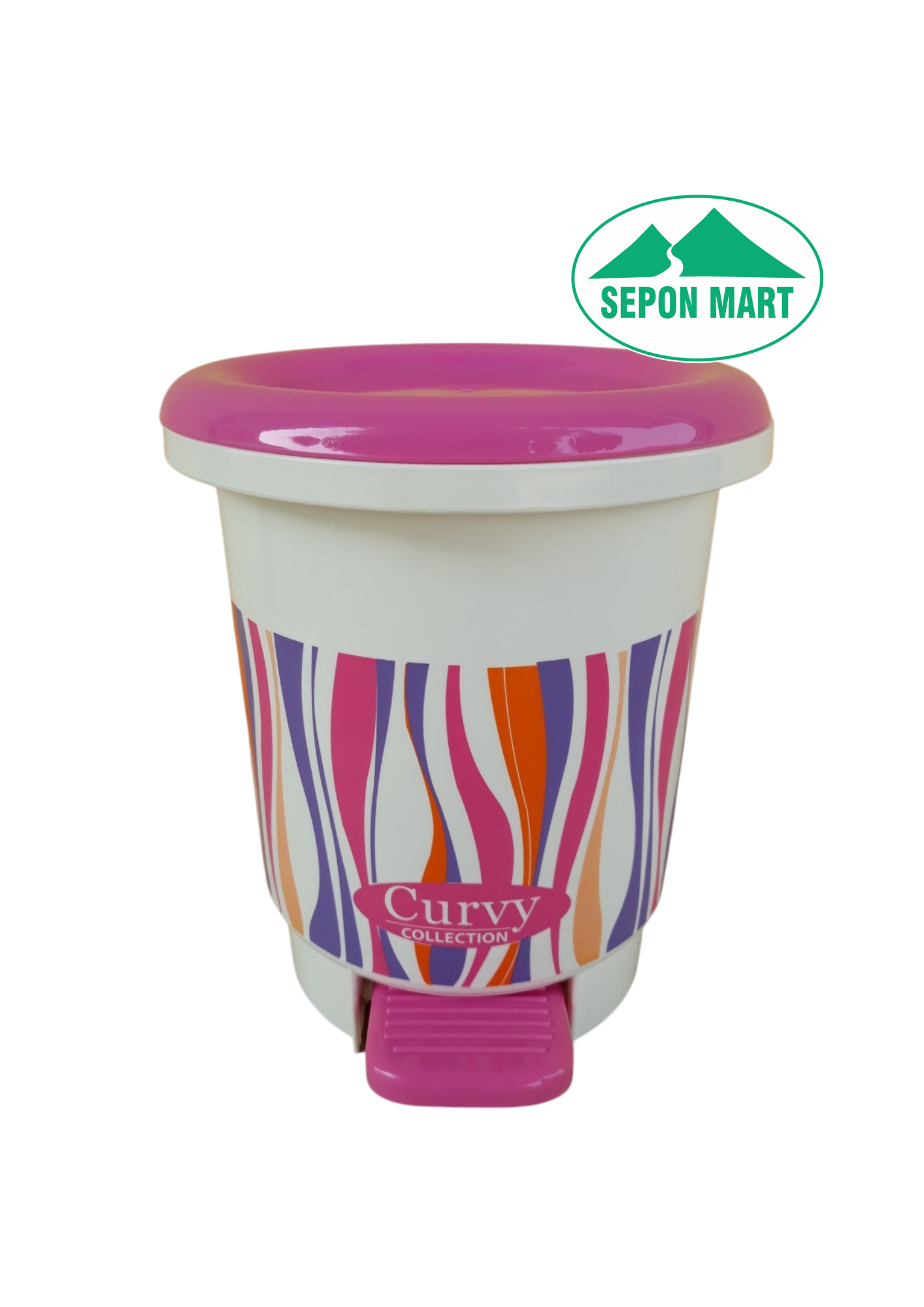 Thùng rác 2 lớp 1,5 lít có bàn đạp (20x16.5cm), mã số: PN693F