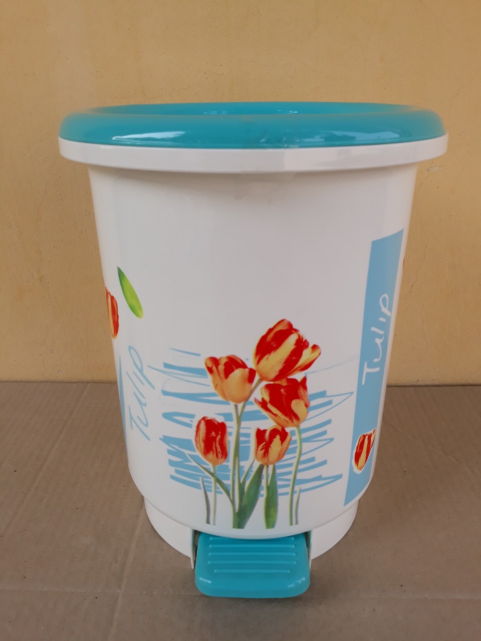 Thùng rác 2 lớp 6 lít có bàn đạp (32.5x38cm), mã số: PN694IF