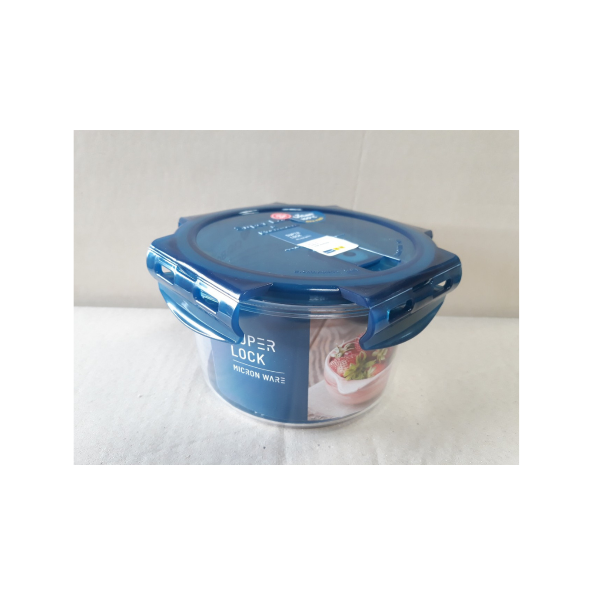 Hộp đựng thực phẩm cao cấp Tritan dùng trong tủ lạnh & LVS 950ml - tròn (15.3x8.8cm), Mã số 6882