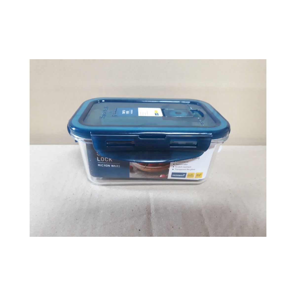 Hộp đựng thực phẩm cao cấp Tritan dùng trong tủ lạnh & LVS 550ml - hcn (15.7x10.6x6.8cm), Mã số: 6888